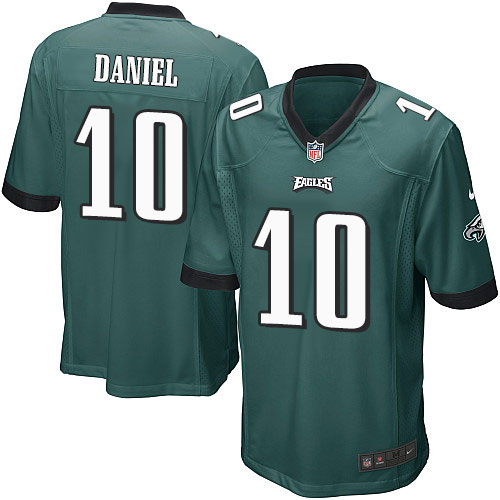 Men's Game Chase Daniel Nike Jersey Midnight Green Home - #10 NFL Philadelphia Eagles